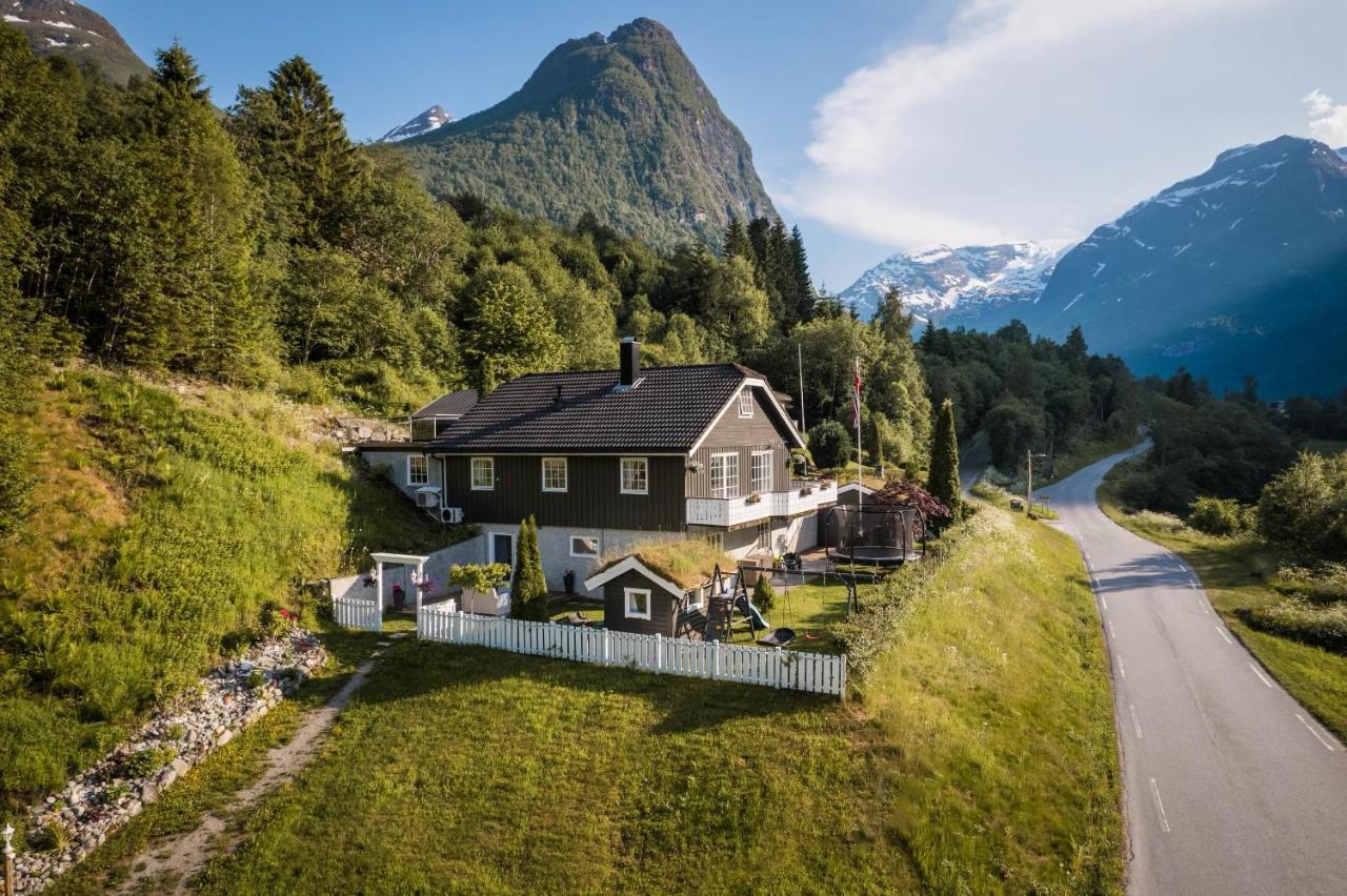 Ferienwohnung Sunde Panorama Olden Exterior foto